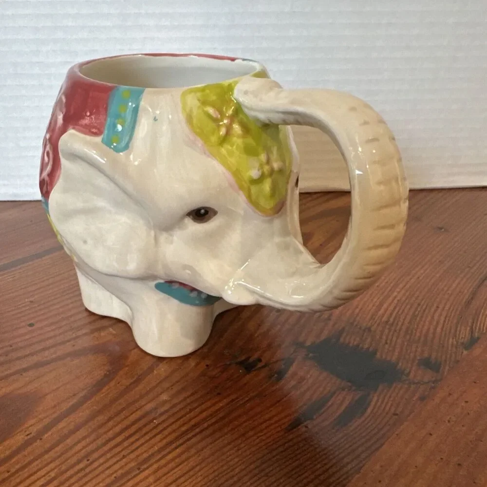 Pier One Circus Elephant Coffee Mug
